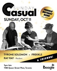 Sunday Casual at Boogie, Toronto