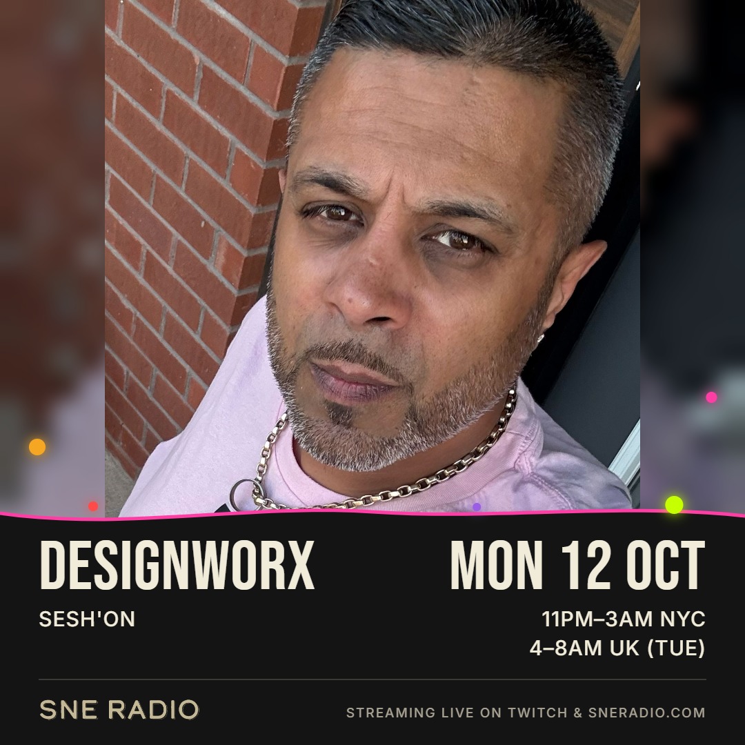 Designworx: Monday 12 October 2026 · 11PM–3AM NYC / 4–8AM UK (TUE) · SESH'ON